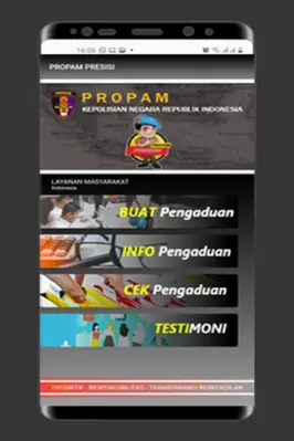 Propam Presisi android App screenshot 3