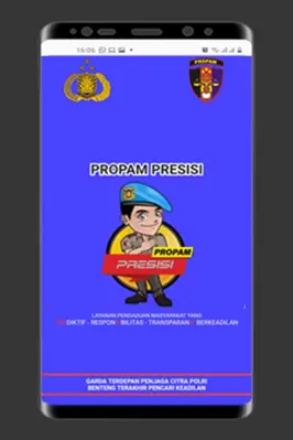 Propam Presisi android App screenshot 4